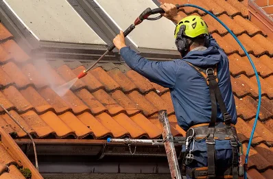 Démoussage et hydrofuge de toiture à Buanes